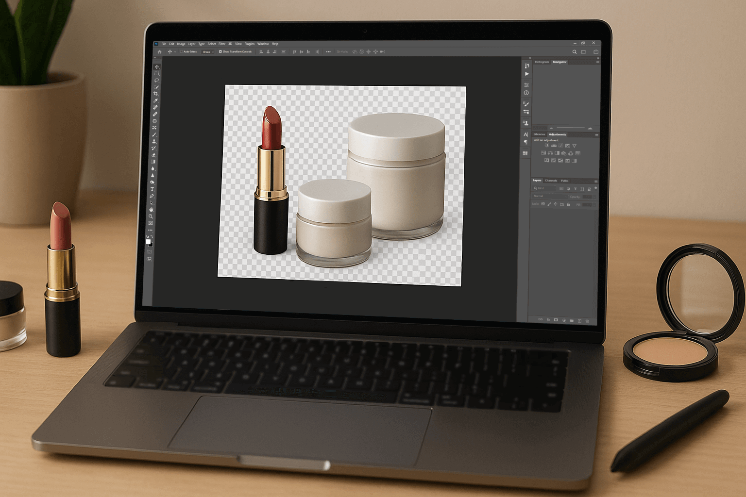 Edited product photo for e-commerce brand