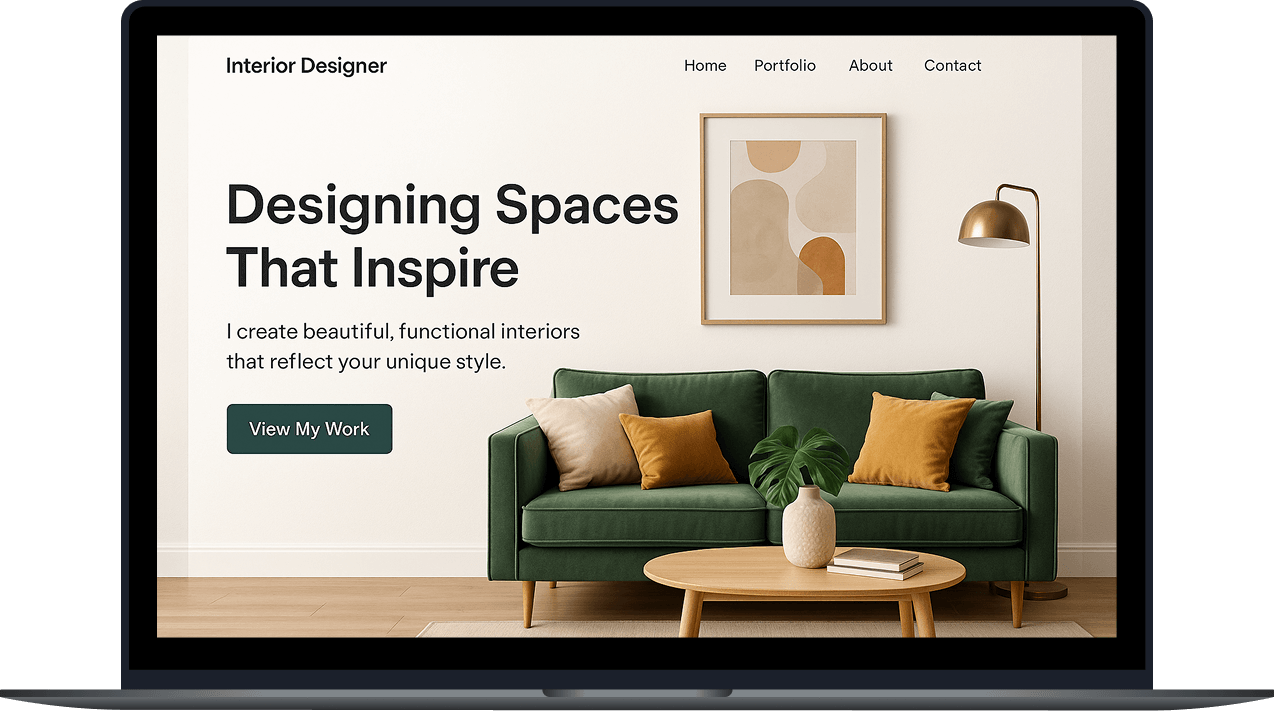 Website for Interior Designer